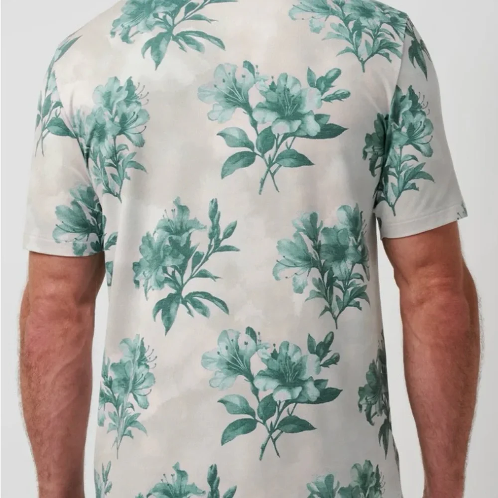 Men’s Travis Mathew Golf Featherweight Magnolia Polo Shirt Large NWT MSRP $105 - Picture 5 of 7